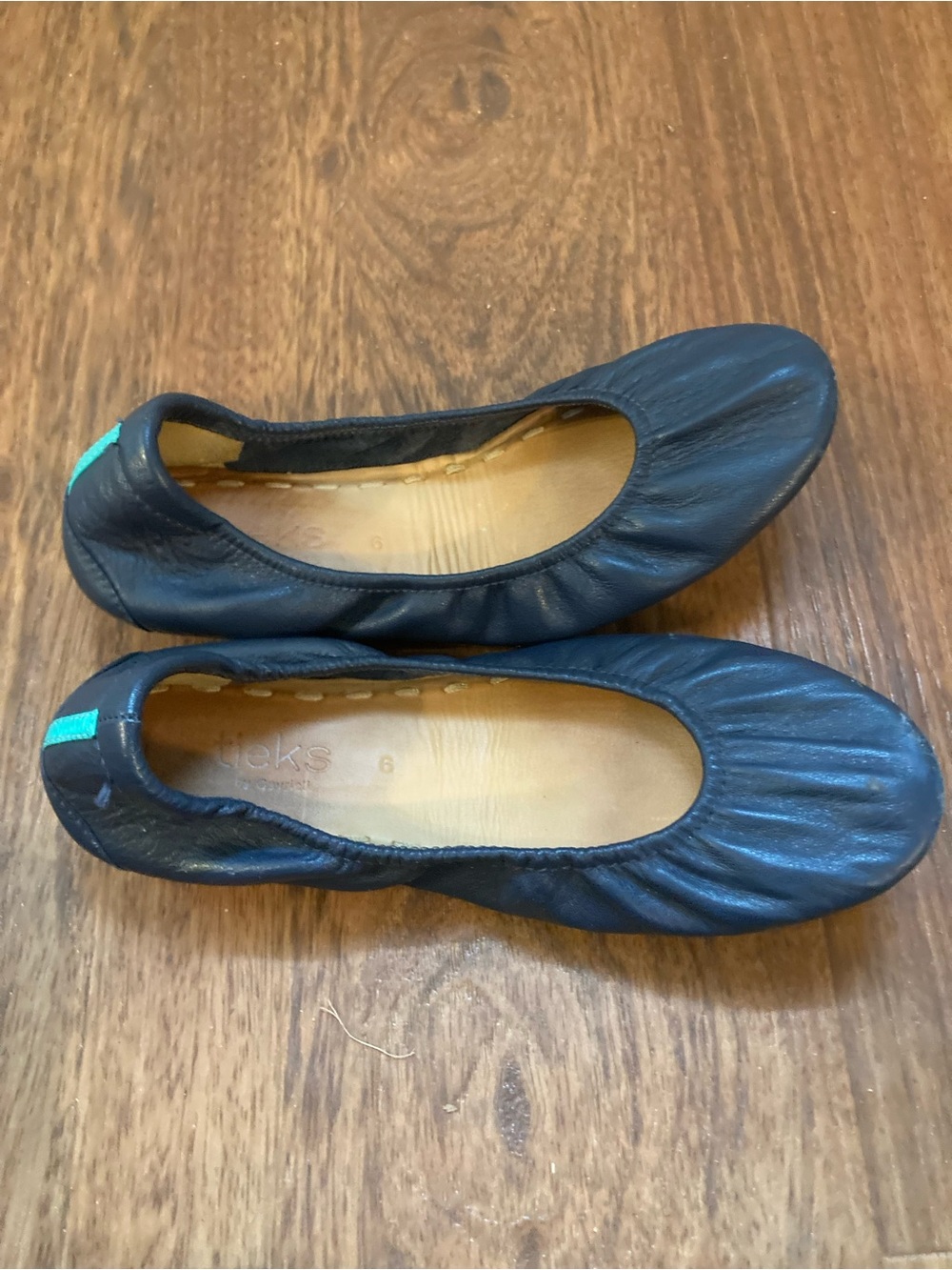 Tieks California Navy Flat - Picture 4 of 9